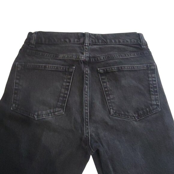 Reformation Jeans 26×28 Black Wash Straight Leg - Picture 16 of 16